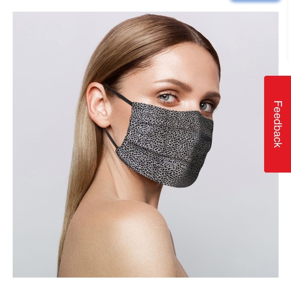 Slip Silk Adjustable Reusable Face Covering Leopard - Picture 4 of 4